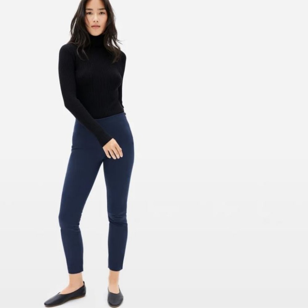 The Side-Zip Stretch Cotton Pant